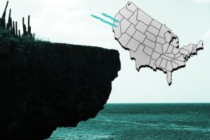 How to Physically 'Cliff' A Nation